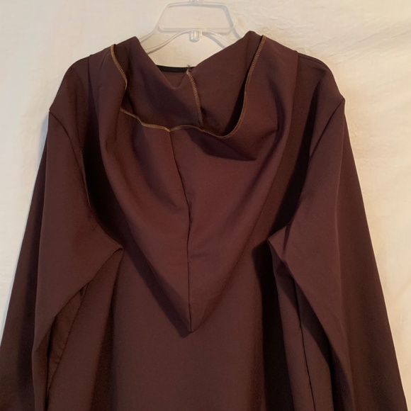 Rubie's Costumes Long Brown Hooded Cape Cloak Adult OS - Picture 10 of 12